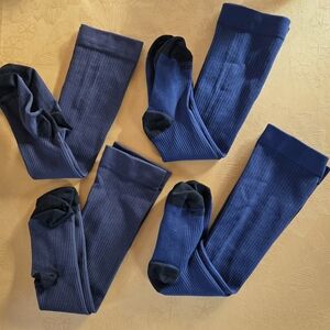 Lot Of 4 Nurse Mates Compression Socks